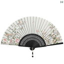 扇子 和風 中国 扇子 博物 館 花 蓮さん レトロ 花の 文化的および 創造的な ギフト レトロ シルク