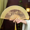 扇子 和風 高級 扇子 レトロ 折りたたみ 中国 装飾 精巧 彫刻 持ち 運びに 便利な チャイナ ドレス キャットウォーク 蘇 州と 杭 州の ギフト 装飾品