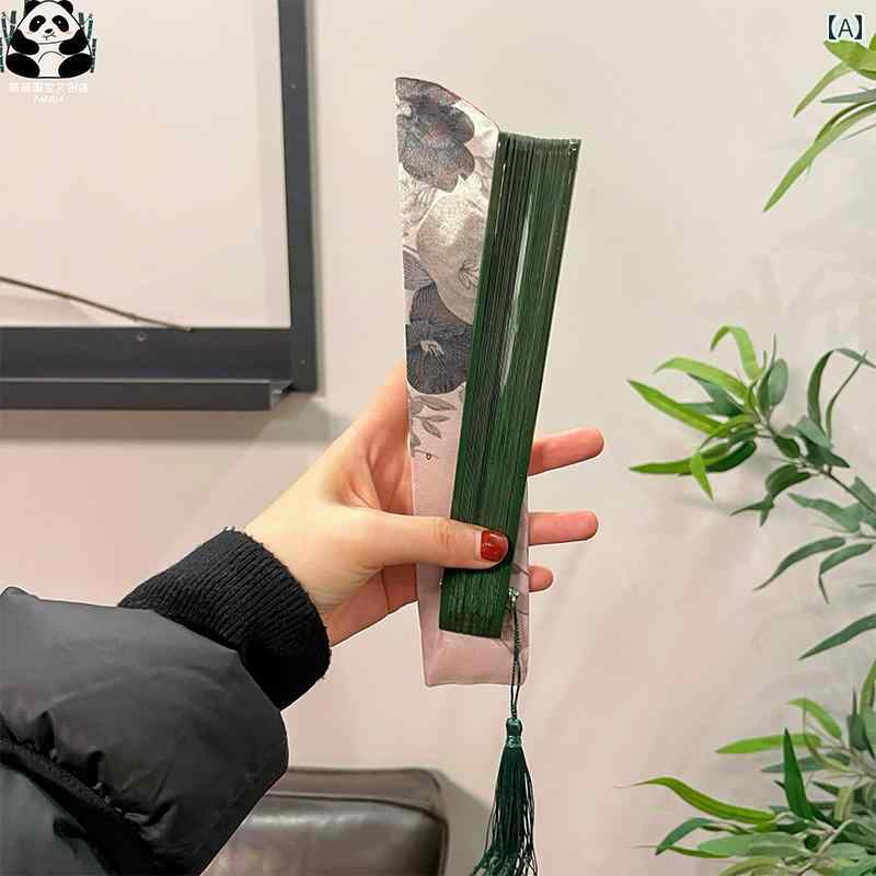 扇子　和風 パンダ 竹 扇子 折りたたみ すべての 竹の 精巧 中国 レトロ ポータブルで 軽量 成都 観光 土産