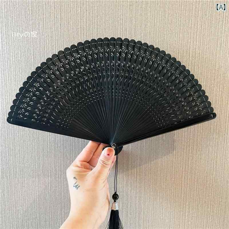 扇子　和風 チャイナ風 レディース全 竹 扇子 和風 ポータブル レトロ ダンス ファン 折りたたみ ソリ..