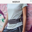 ランニングポーチ バッグ ミジロ MIJILO ランニング用 スマートフォン ウエスト バッグ 男女兼用 軽量 スポーツ ベルト 目に 見えない ぴったり フィ...