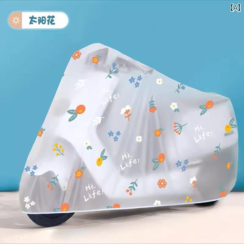 バイク　自転車　カバー 電気 自動車 レインカバー 傘の 車 カバーな バッテリー 自転車 カバー オートバイの 防水