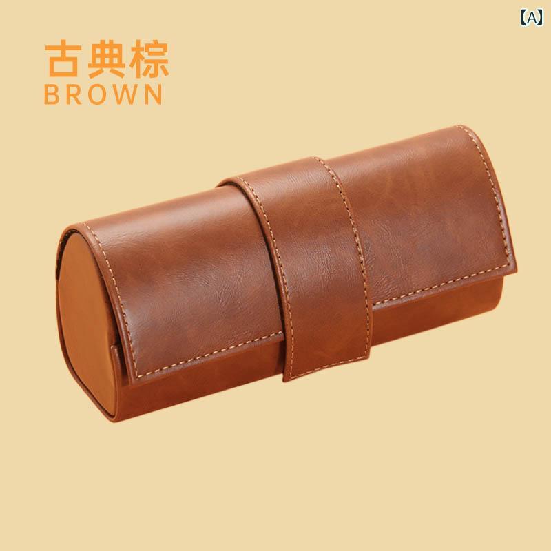 メガネ　ケース　サングラス レトロ 拡大 携帯用 サングラス 収納 ボックス バッグ メンズ レディース 高級 ベルベットの 裏地 のの 小さい さわやか イン スタイル