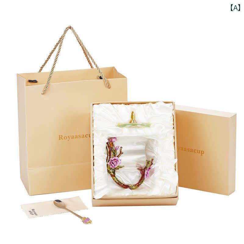 コップ　ウォーターカップ ローズ エナメル ウォーターカップ クリスタル ガラス ガールズ ヨーロピア..