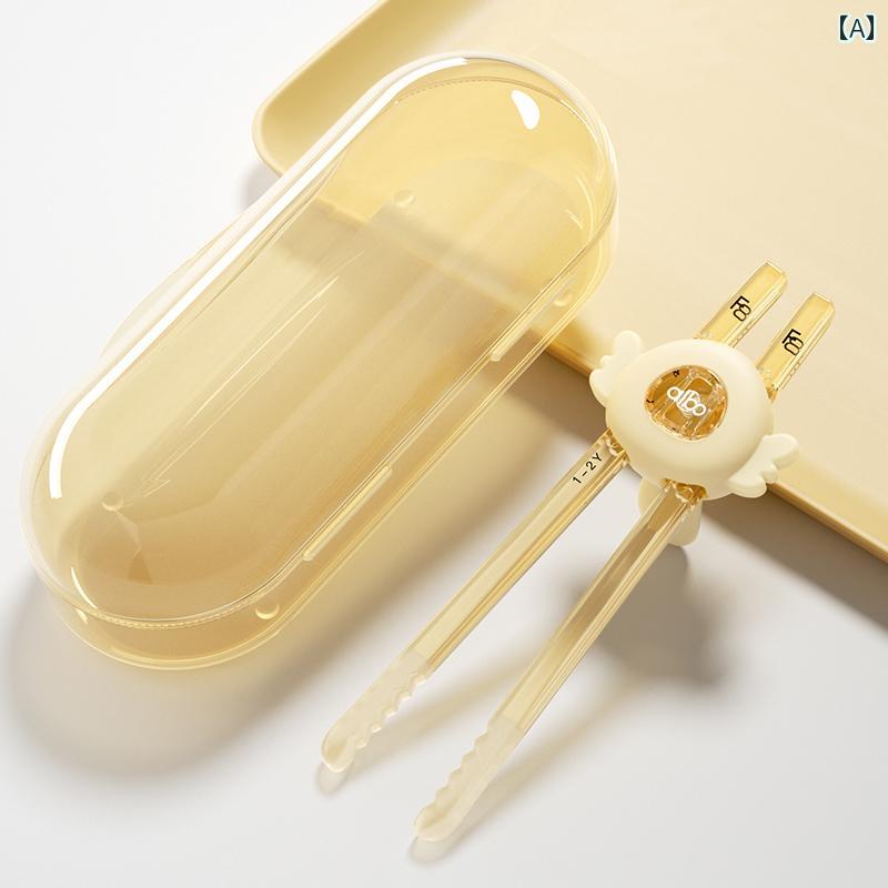 箸　子供用　食器 アルボ 子供用 箸 PPSU トレーニング 幼児用 学習 ベビー 食器 補助 具 2 ～ 3 6歳