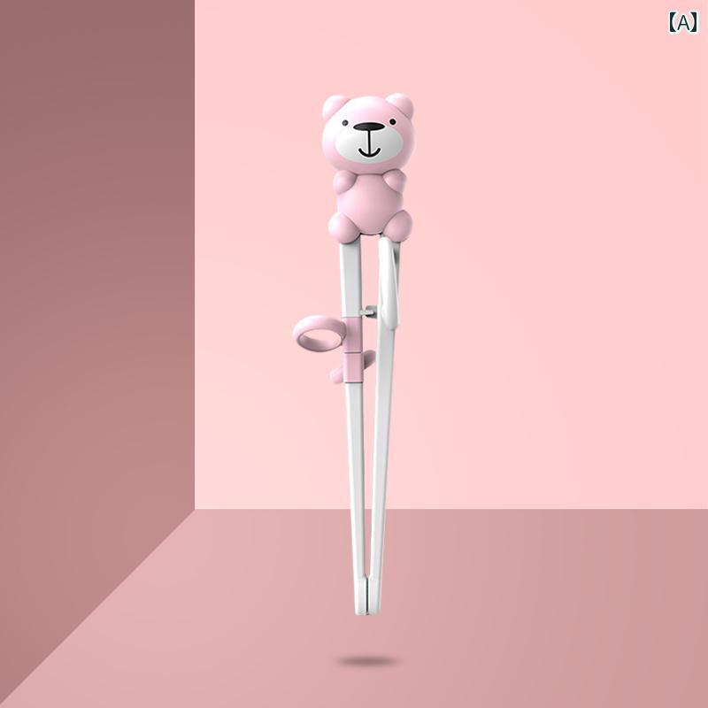 箸　子供用　食器 子供用 箸 トレーニング 赤ちゃん用 練習用 学習用 3歳 6歳 食べ方 学習 専用 食器 ..