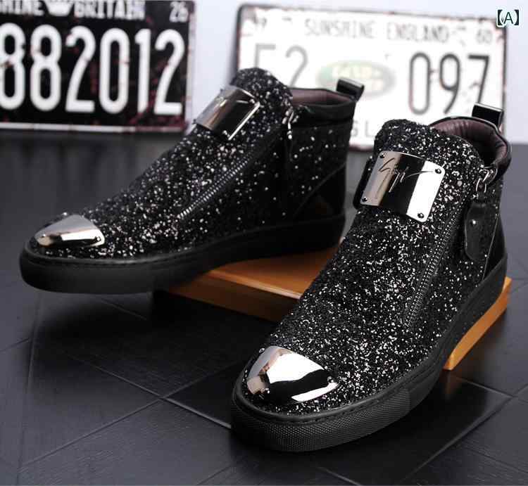 ハイカット　シューズ　メンズ メンズショート ブーツ ハイカット スニーカー シングル シューズ 英国 ..