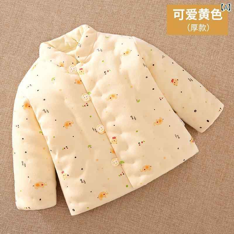 ベビー服 春秋 ベビー 綿 コットンジャケット 新生児 子供 厚手 コットンコート 幼児 子供服 トップス 秋冬服