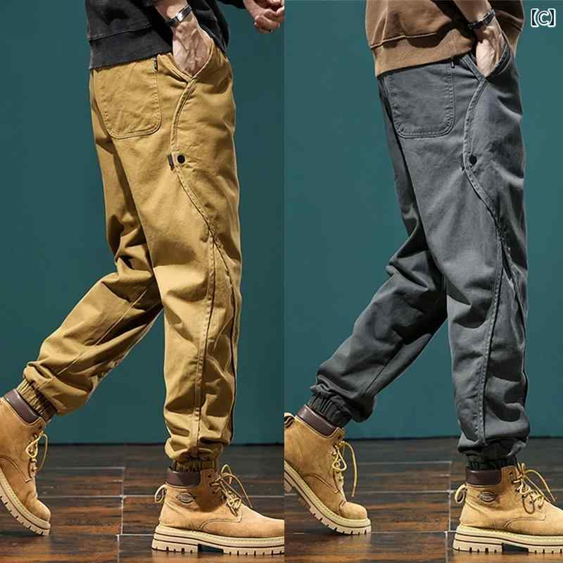 メンズ ズボン 厚手 高級 アメリカン ワークパンツ メンズ ゆったり 大きいサイズ 春夏 レギンス 耐摩耗 自動車 修理