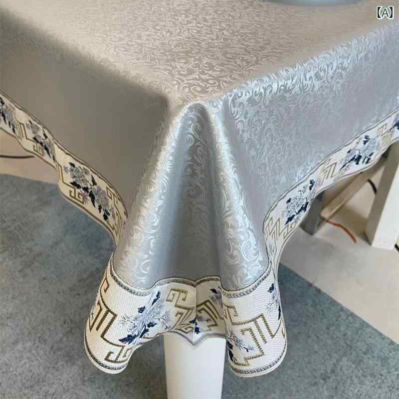 テーブルクロス　おしゃれ テーブル クロス 防水と 耐 油 洗浄なし 長方形 家庭用の コーヒー ライト ..