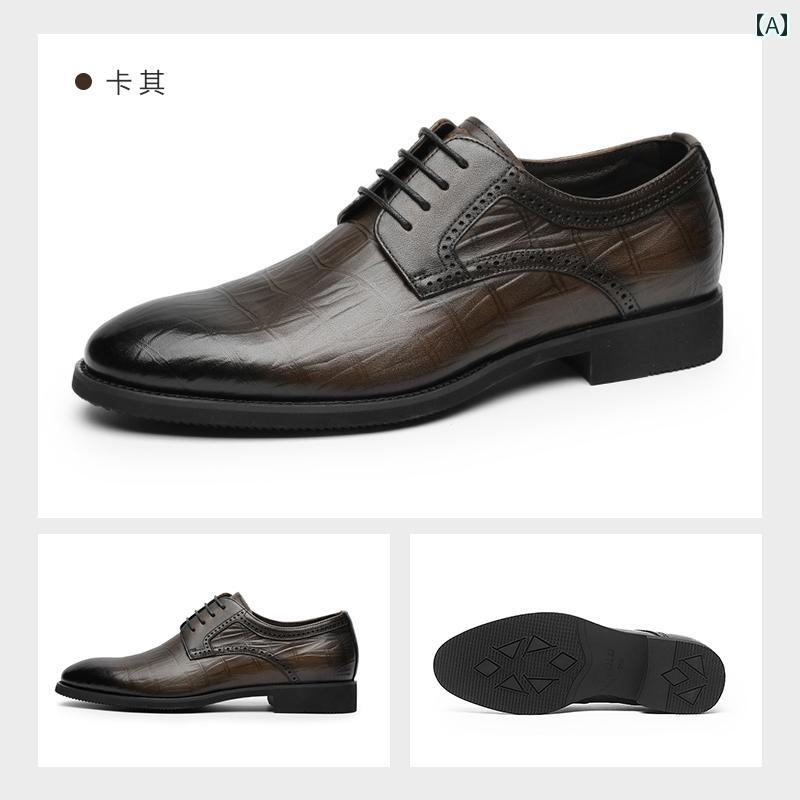 革靴　メンズ　ビジネス 傅 芳君同 型 VOLO サイ 革靴 メンズフォーマル ビジネス 結婚式 新郎 メンズ..