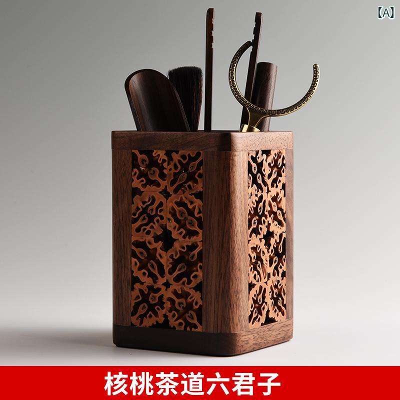 茶道具　セット　茶道 景 格 クルミ 茶道 6 紳士 セット カンフー 茶器 アクセサリー ティースプーン ..