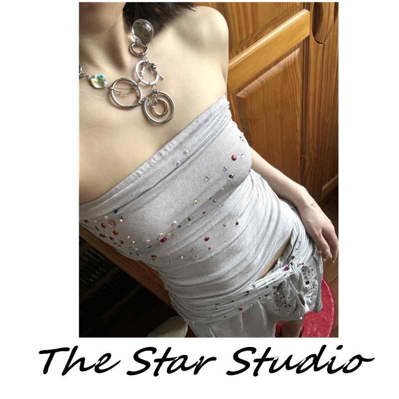 Y2K チョーカー　ネックレス　レディース Y2K ミレニアム シルバー ボタン リング スプライシング 鎖骨 ネックレス 女性 サブカルチャー パンク チョーカー 渋谷 ホットティー