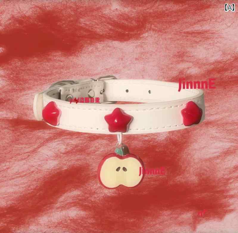 Y2K チョーカー　ネックレス　レディース の アップル キュートな な サブカルチャー スター チョーカー 甘くて クールな Y2K ネックレス