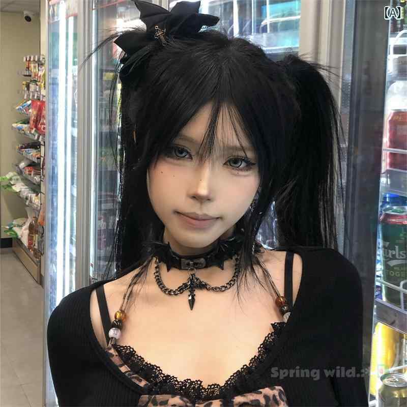 Y2K チョーカー　ネックレス　レディース ダーク パンク 悪魔の 翼 クロス ペンダント ネックレス チョーカー サブカルチャー ホット ガール ゴシック レトロ