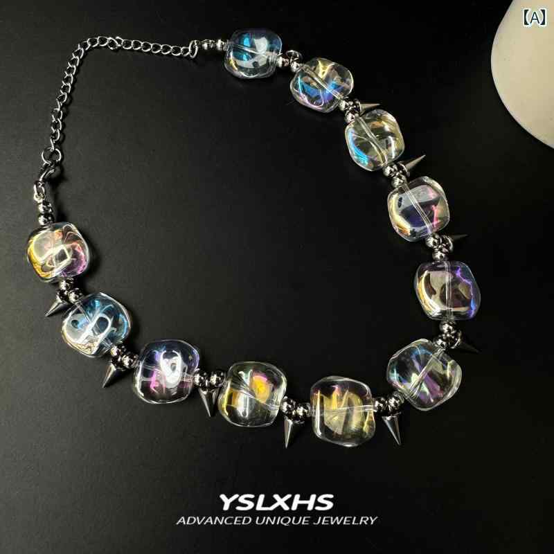 チョーカー　アクセサリー　レディース ダーク スタッズ サブカルチャー Y2K アクセサリー メンズ パンク ネックレス チョーカー ハイエンド 女性用