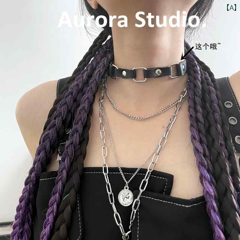 チョーカー　アクセサリー　レディース ヒップ ホップ ベルト スタイル ダーク チョーカー ストリート ゴシック ネック ストラップ 万能 ホット ガール カラー パンク