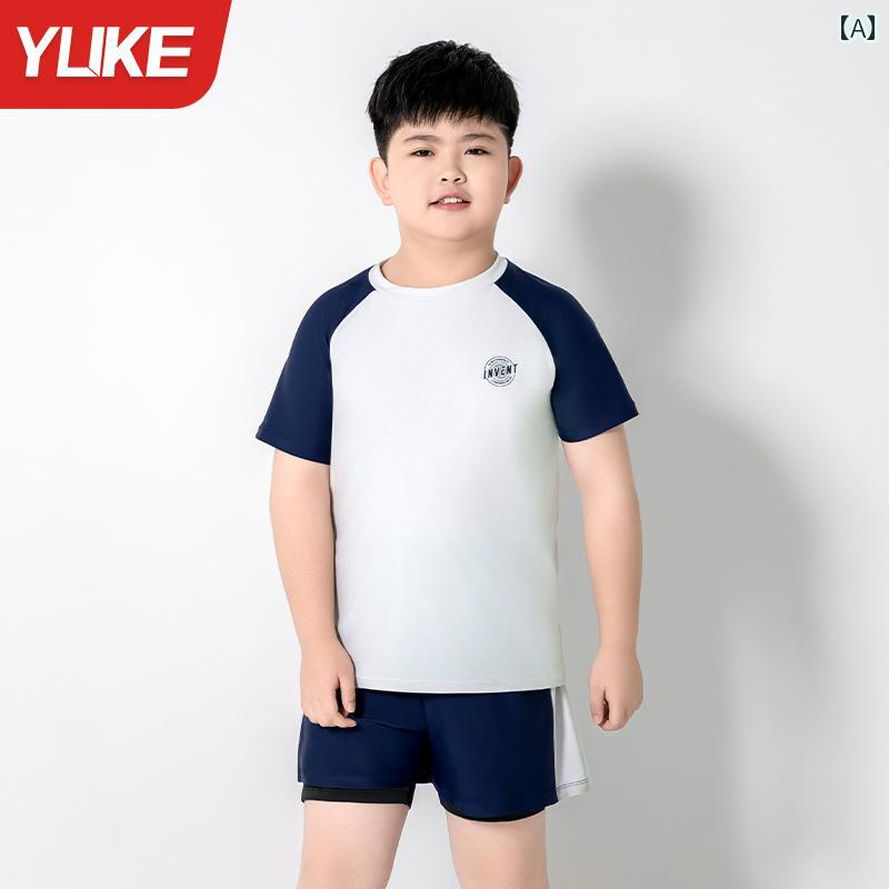 水着　子供用　かわいい 子供用 水着 男の子 スプリット 2025 大きくて 太い スイミング プール トレー..