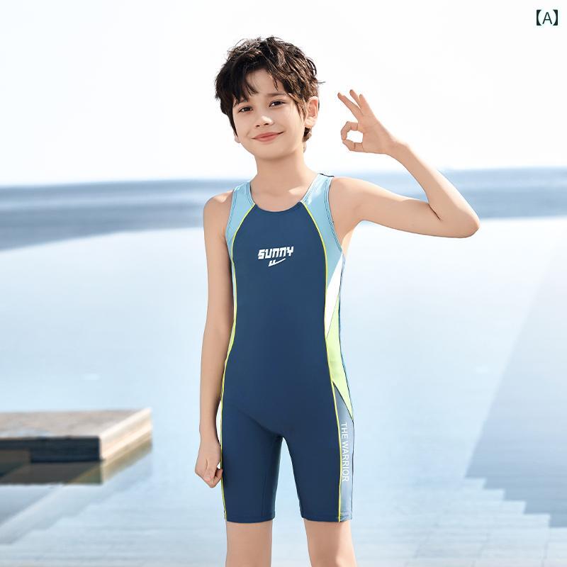 水着　子供用　かわいい 戦士の 子供用 水着 2025年 男の子用 ワンピース トレーニング スーツ 夏用 ボ..