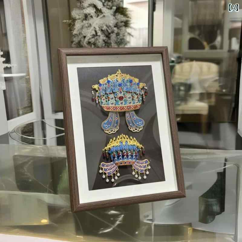 ディスプレイ　飾り　装飾品 フェニックス クラウン 冷蔵 庫 マグネット ディスプレイ フォトフレーム ..