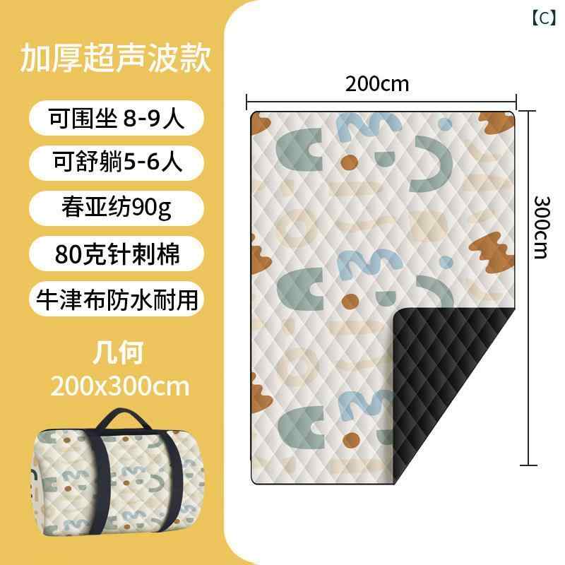 ピクニック キャンプ マット ピクニック マット 防 湿 厚手 ポータブル アウトドア...