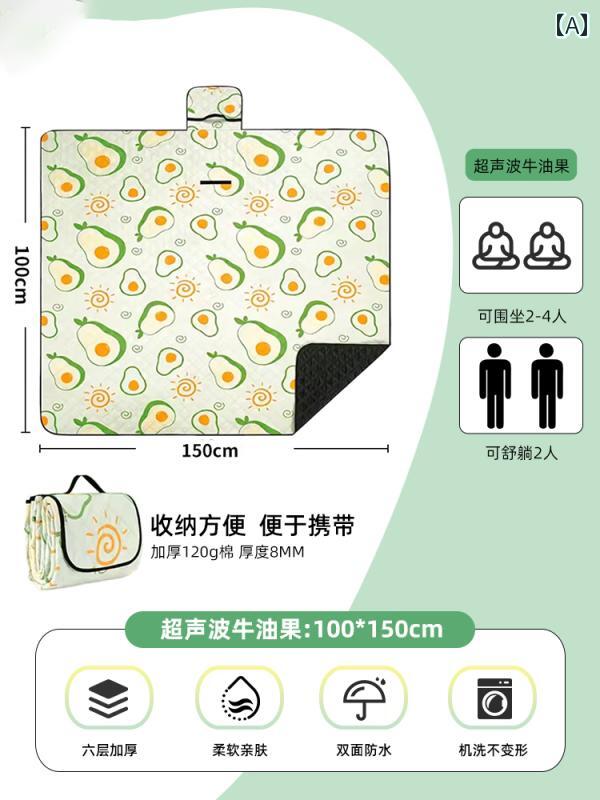 お出かけ 　屋外　マット ピクニック マット 厚手 アウトドア キャンプ 防 湿 用品 防水 ポータブル 春..