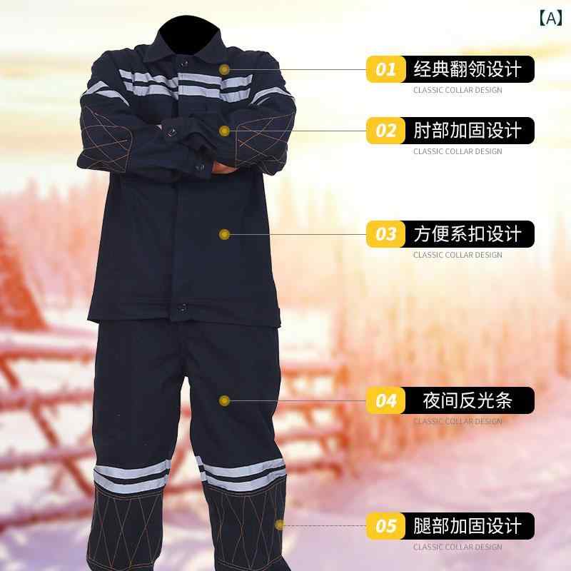 ワーク　ウェア　作業着　 炭鉱 パッチ スーツ 地下 特殊 メンズ オール シーズン 反射 ストリップ 厚..