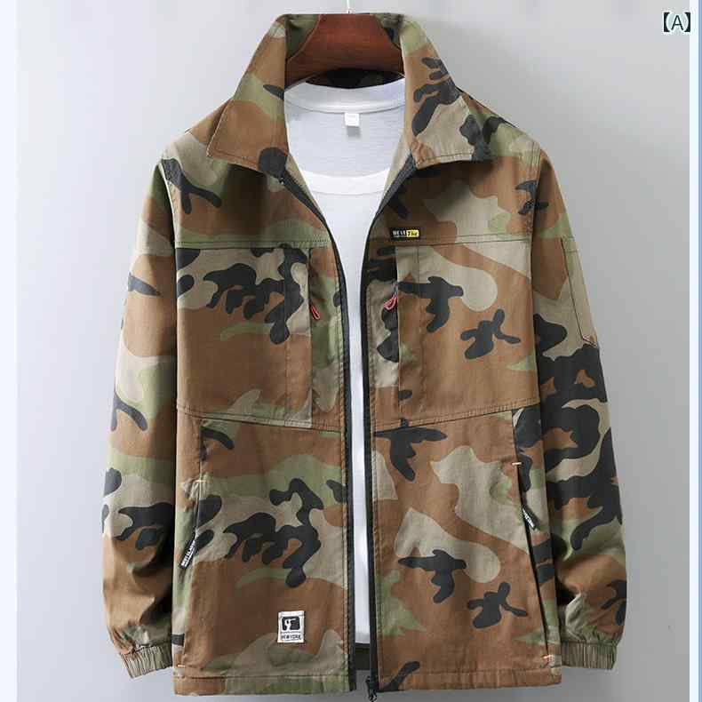 メンズ　パーカー　アウトドア 夏用の 薄手の トップスや ジャケット 綿の 迷彩の 伸縮性の ある 作業着 溶接用の 火傷防止 自動車 修理 工場の 労働 保護 服