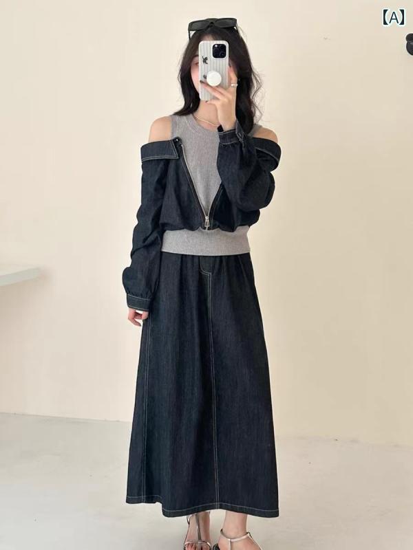 楽天市場】オフショルデニムジャケットの通販