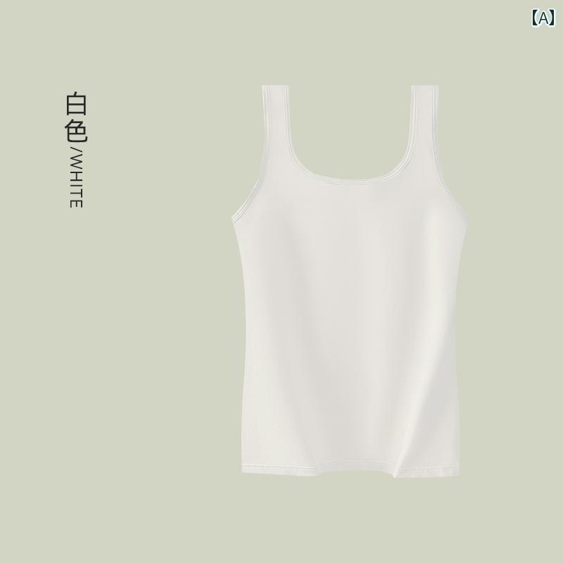 キャミソール　タンクトップ　レディース 綿 ベスト レディース 大きいサイズ シームレス スリム ノー..