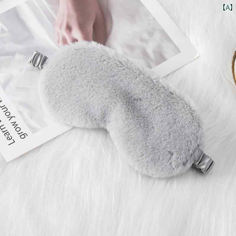 アイマスク　睡眠　遮光 かわいい ぬいぐるみ アイマスク 快適 遮 光目の 保護 イン スタイル ファッシ..