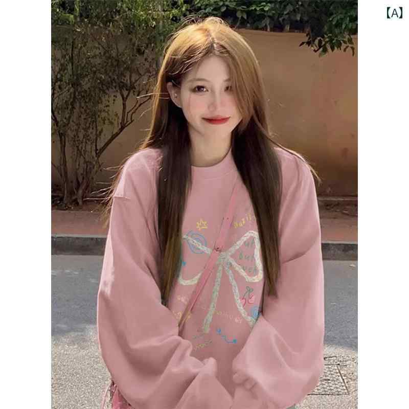 アクセサリー　ヘア　雑貨 特大 サイズ 300 ジン ミルク fufu ピンク リボン プリント セーター レディ..