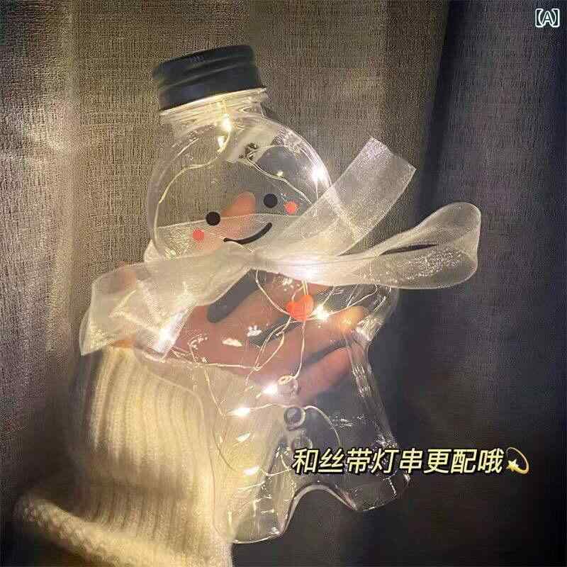 アクセサリー　ヘア　雑貨 Xiaohongshu 同じ ジンジャーブレッドマン スター ボトル 折り紙 グラデーシ..