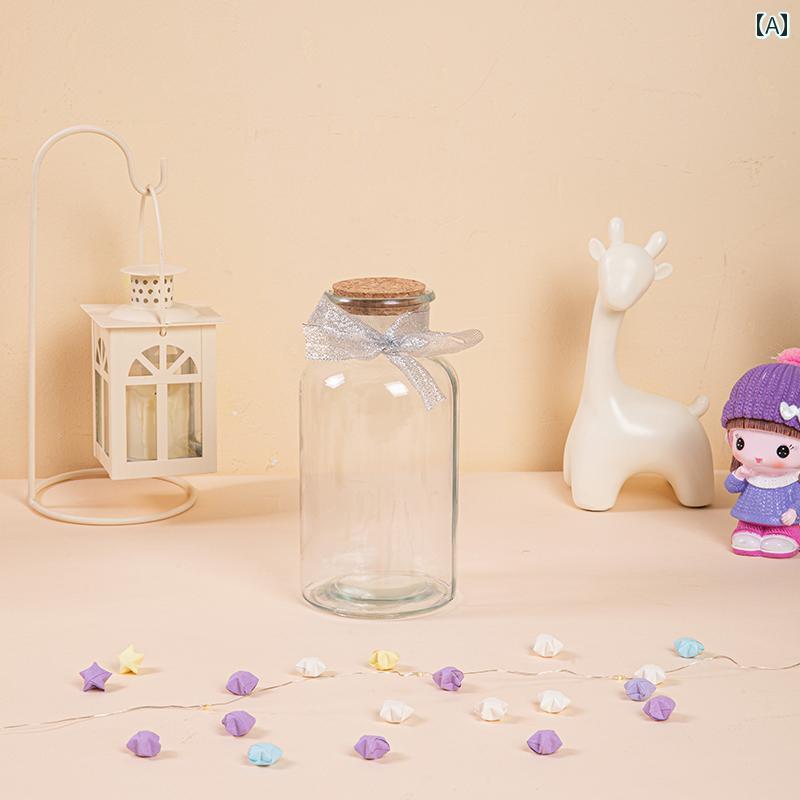 アクセサリー　ヘア　雑貨 カラフルな 星の 折り紙の ストリップ 幸運の 星 願いを 込めた 五芒星の 紙..