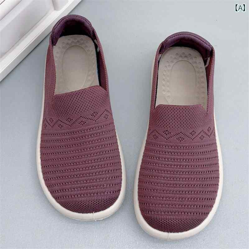 スリッパ　シューズ　カジュアル 布 靴 2025 春型 レジャー スリッポン シューズ 高齢者向け ソフト ソール 滑り止め 軽量 マザー