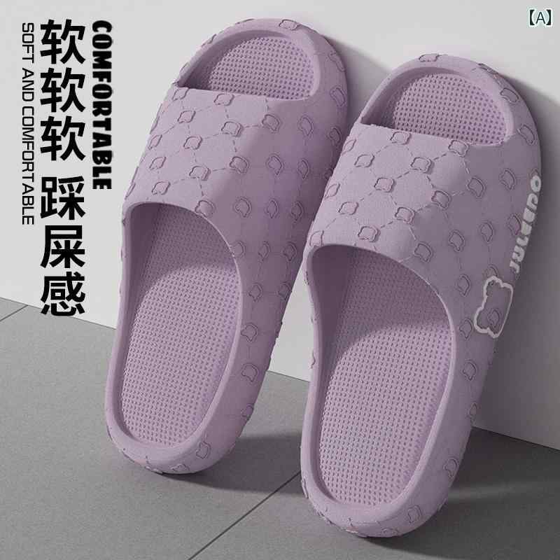 スリッパ　シューズ　カジュアル 2025年 レディーススリッパ 夏用 室内 家庭用 滑り止め 厚底お 風呂 足 臭くない ソフト ソール サンダル 踏んでも 快適