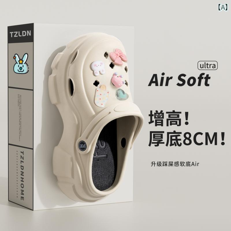 スリッパ　シューズ　カジュアル ドイツの 妊婦用 ホール シューズは 夏に 女性用で 2025年の新 スタイルで を 踏む 象徴を 高め 屋外で 滑りにくく 防臭 効果の ある EVA 素材を 使用 しています。