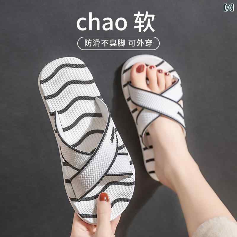 スリッパ　シューズ　カジュアル メンズ 夏用 滑り止め スリッパ。 室内 浴室 入浴用 ソフト ソール。 EVA 無臭 厚底 サンダル。