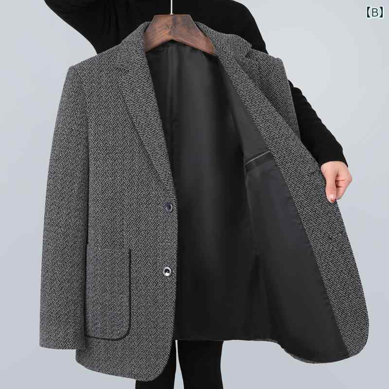 スーツ　ジャケット　カジュアル お父さんの スーツ ジャケット 春 中年 男性 2025 春秋 カジュアル