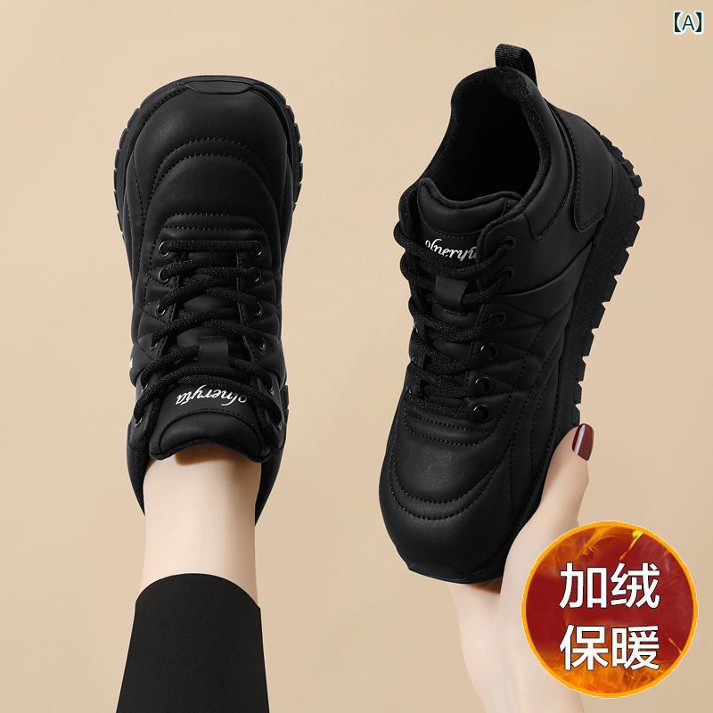 シューズ　スリッパ　カジュアル ソフト ソール 軽量 マザー シューズ 裏起毛 スポーツ 厚底 滑り止め 快適 疲れにくい カジュアル 秋冬