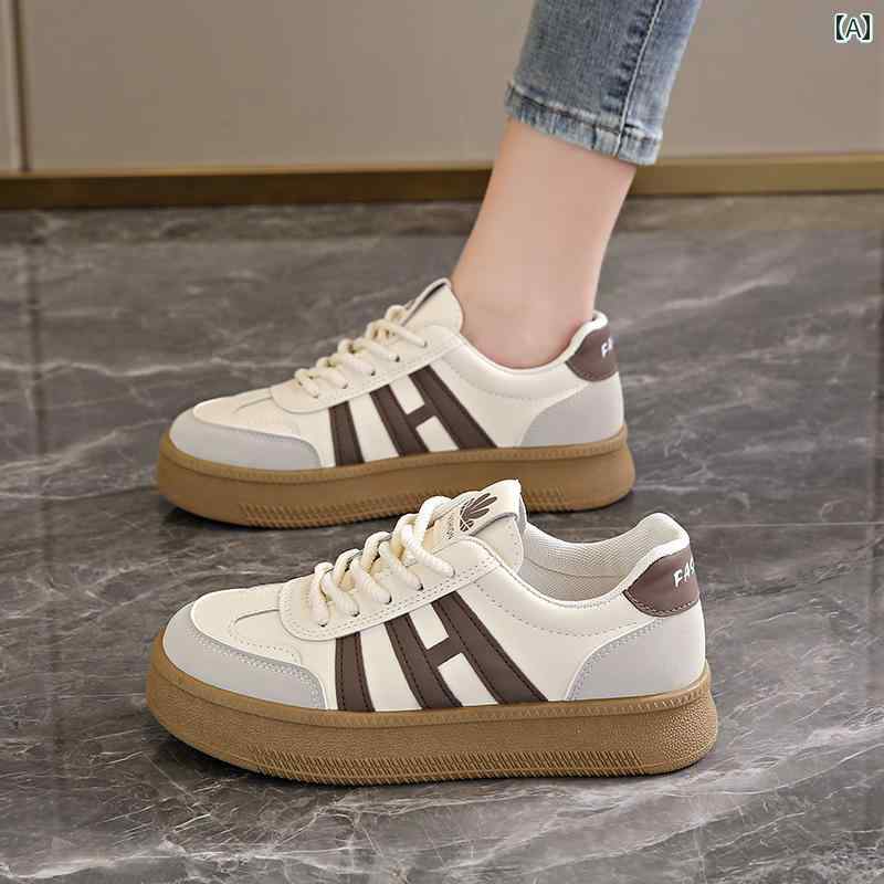 シューズ　スリッパ　カジュアル 女性用 厚底 スニーカー 2025 春夏 滑り止め ドイツ製 トレーニング シューズ 軽量 ソフト ソール 学生用 スポーツ サイズ 34