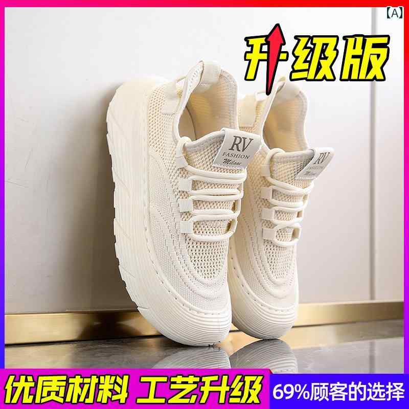 シューズ　スリッパ　カジュアル 夏用の 女性用 黒の 作業 靴 通気性 滑り止め シングル メッシュ シューズ 軽量 ソフト ソールの スポーツ