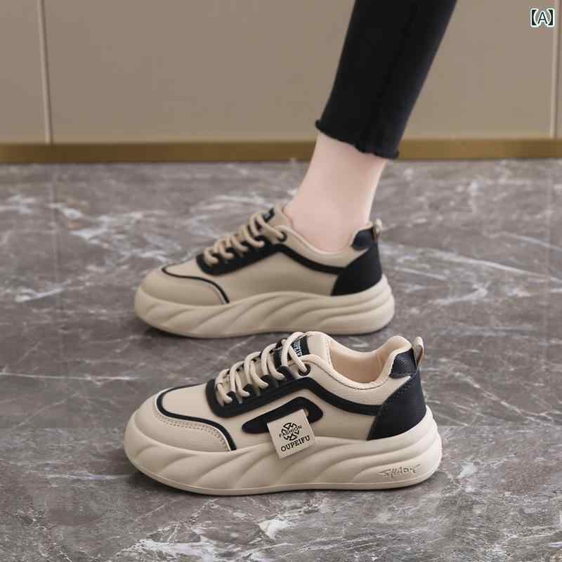 シューズ　スリッパ　カジュアル レディース 2025 春 レザースニーカー くつろぎ 感 滑り止め 防水 カジュアル シューズ ソフト ソール 万能 スニーカー