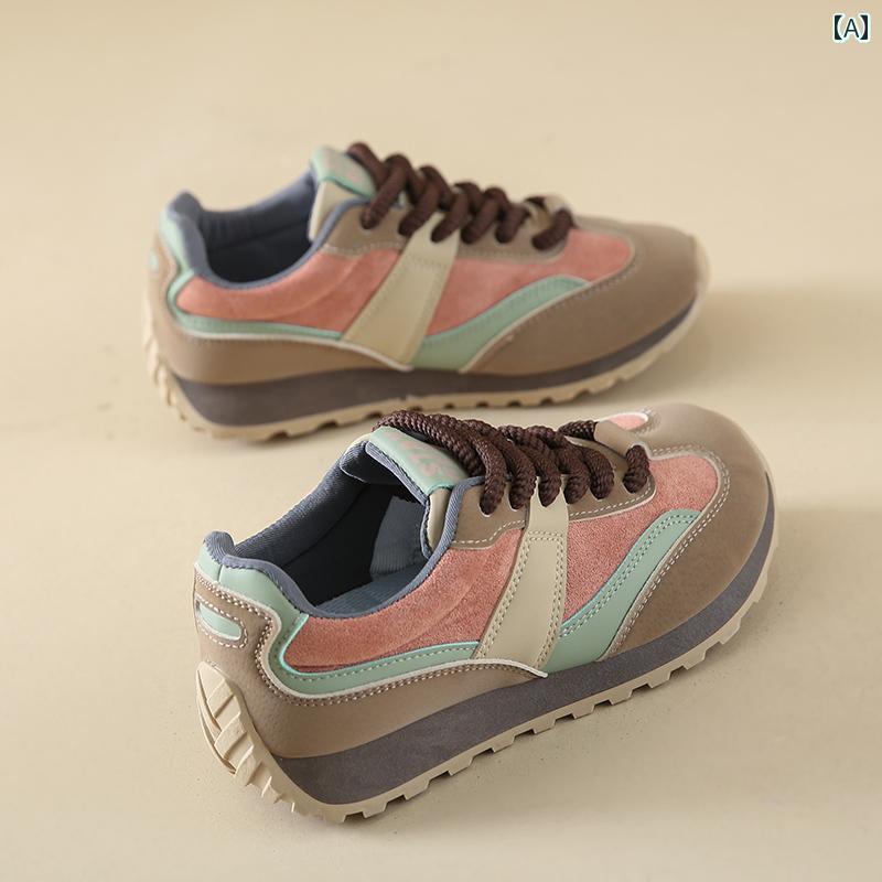 シューズ　スリッパ　カジュアル フォレストガンプの スポーツ シューズ 女性用 2025 春 軽量 ソフト ソール レディースシューズ 万能 カジュアル ランニング 厚底 滑り止め