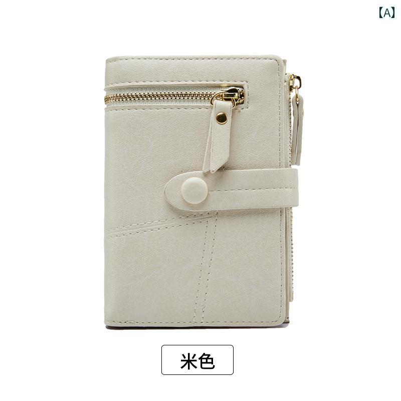 財布　カードケース　ウォレット Miyin 多機能 レディースウォレット ショート 2025 新 韓国 カードホルダー 一 体型 バッグ 学生用 二つ 折り コイン クリップ