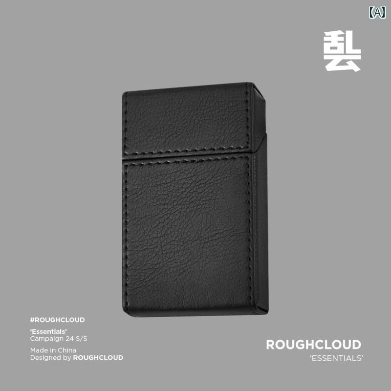 財布　カードケース　ウォレット ROUGHCLOUD 多機能 マグネット 式 カードホルダー フリップカバー PU ..