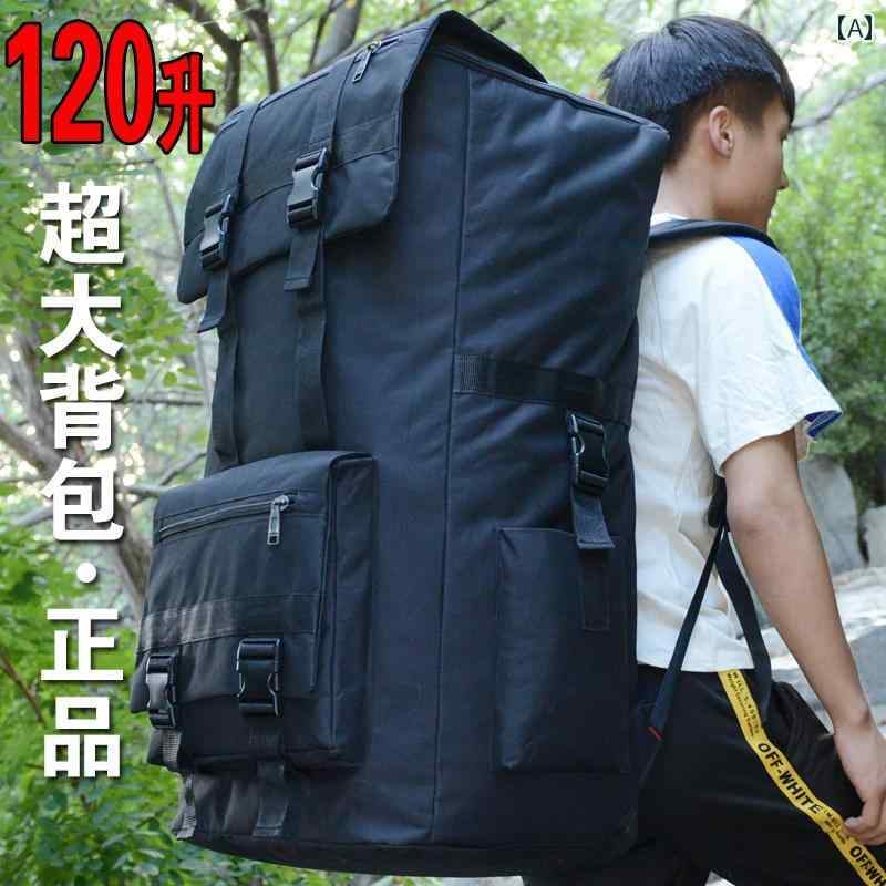 リュック アウトドア 旅行 120 Lの大容量 アウトドア 旅行用 バック パック。 メンズ レディースの 旅行 仕事 建設 キャンプに 最適。