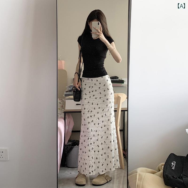 スカート　レディース　花柄 アメリカ ホット ガール イヤリング リボン プリント レース 花柄 ヒップ ..