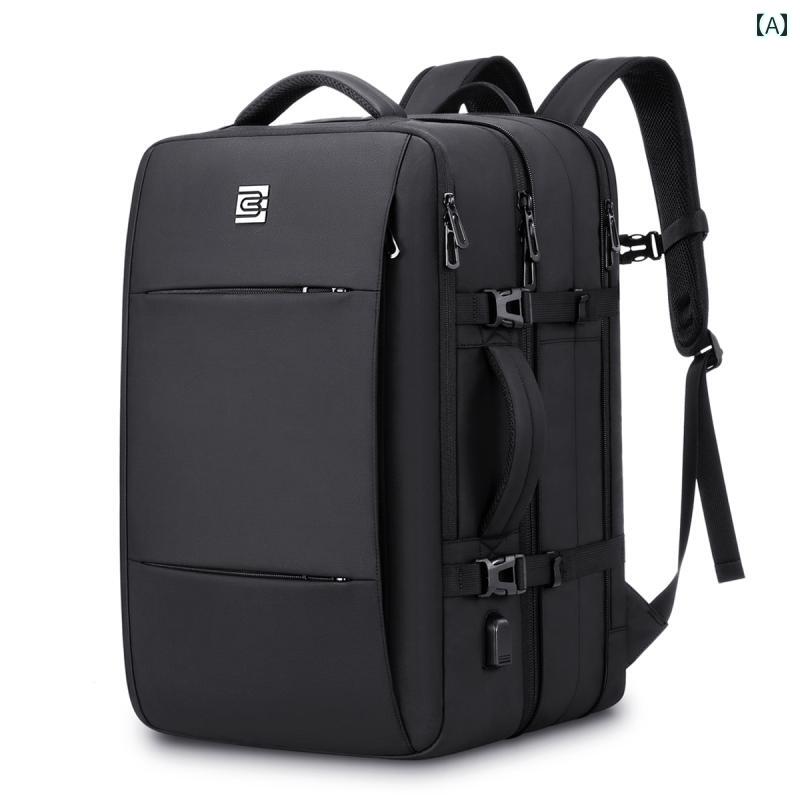 バッグ　ハンドバッグ　トラベル スクエア トラベル バック パック メンズ パック大容量 拡張 可能 ビジネス 旅行 バッグ短 距離 荷物 バッグ コンピュータ スクール