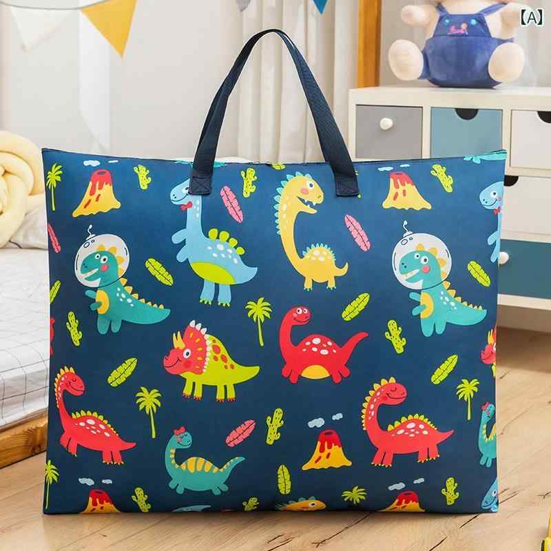 バッグ　トート　ハンド 幼稚園 キルト 収納 バッグ オックスフォード 布 子供用 ハンドバッグ 防水 防..